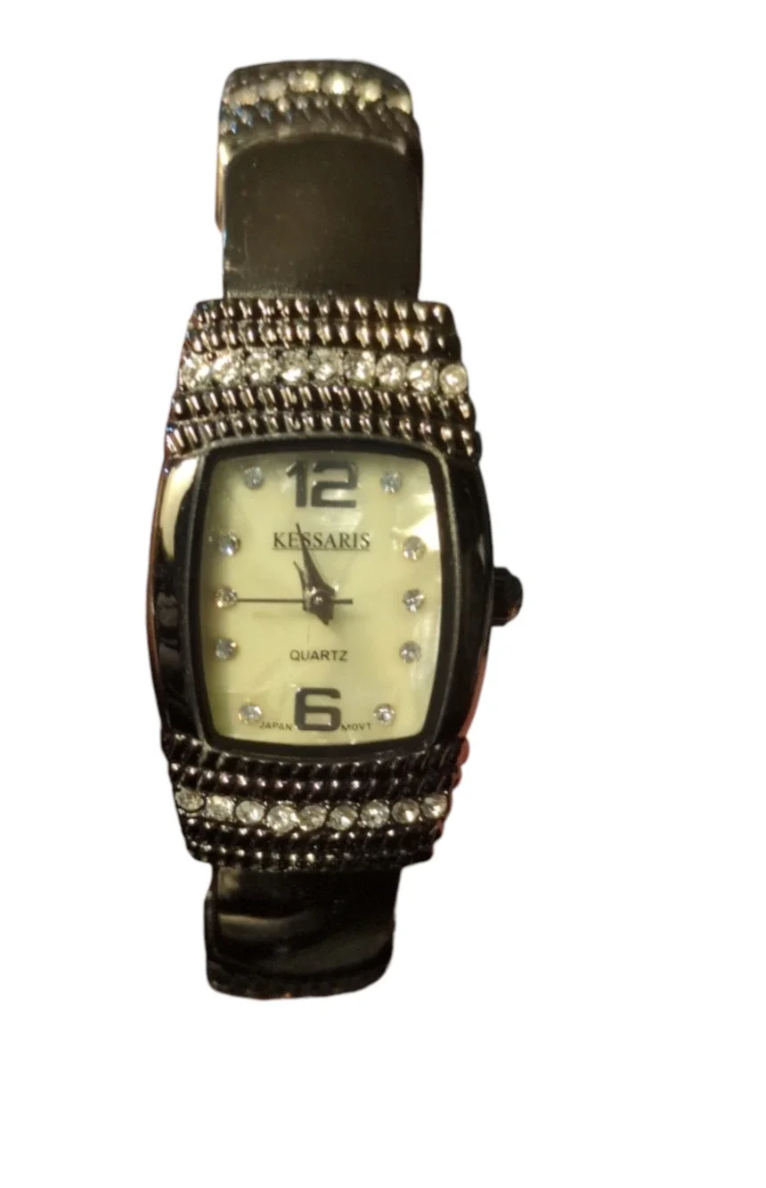 Lot of 3 Vintage Women's Fashion Bangle Watches including Kessaris and Giw